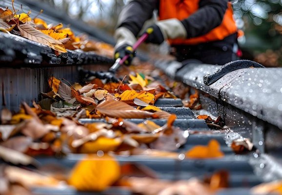 gutter leaf cleaning