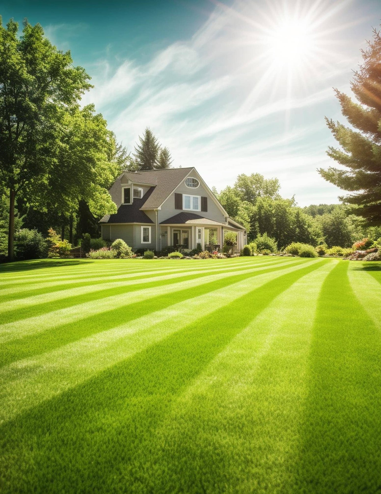 professional lawn mowing